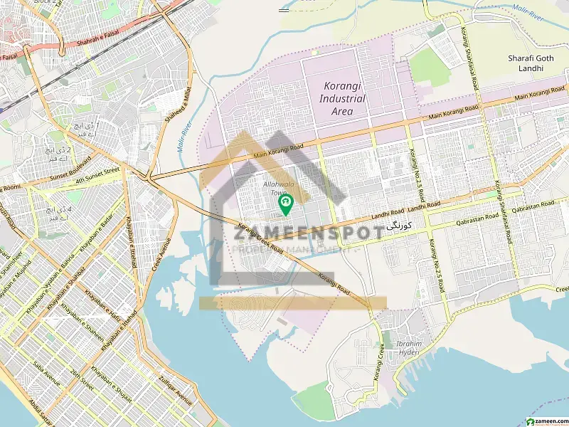 Plot for Sale 800 Square Yards Commercial Corner – Darussalam Society, Karachi