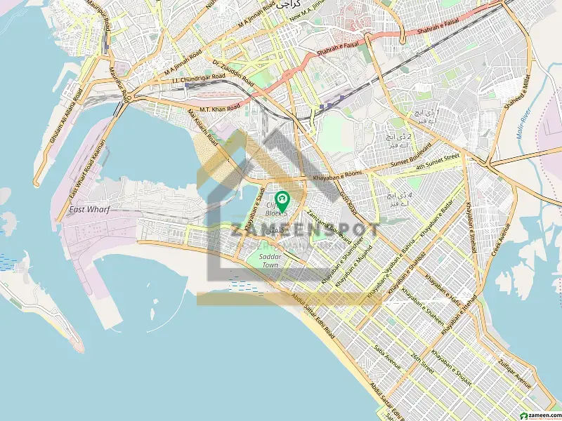 Plot for Sale 2000 Yards 2‑Side Corner Residential – Clifton Block 5, Karachi