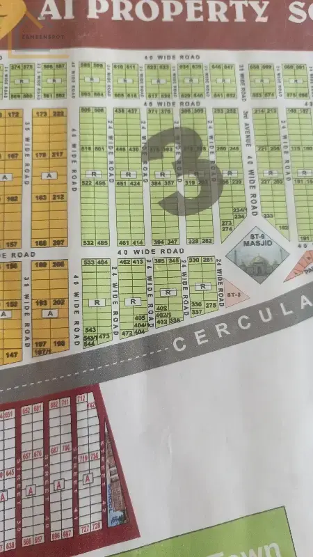 Plot For Sale in Saadi Garden Block 5