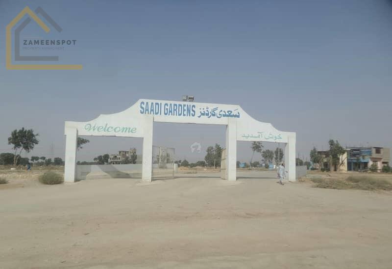 Plot For Sale in Saadi Garden Block 5